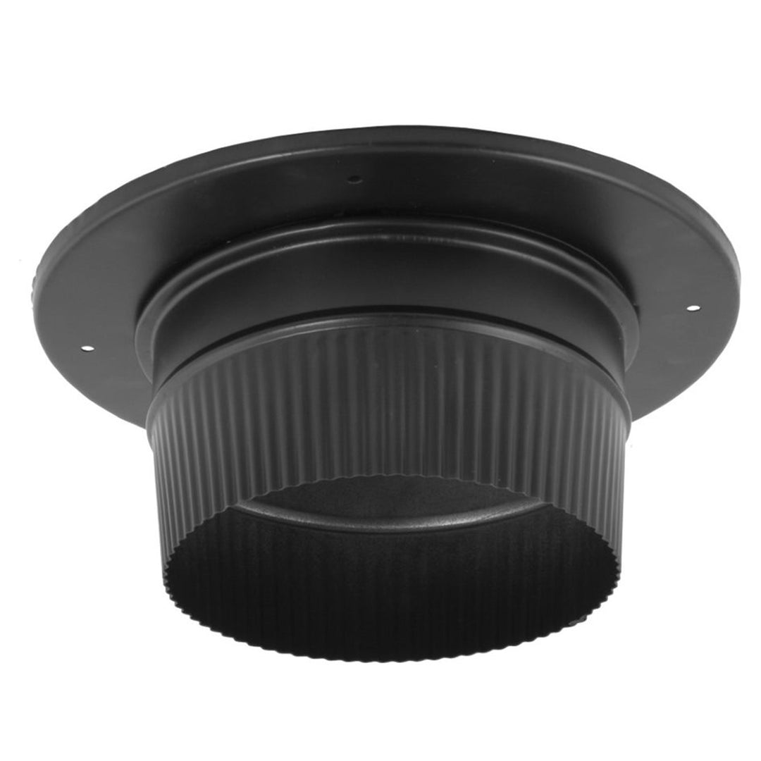 DuraVent DuraBlack Snap Lock Chimney Connection Adapter, 6" Diameter (Used) - VMInnovations