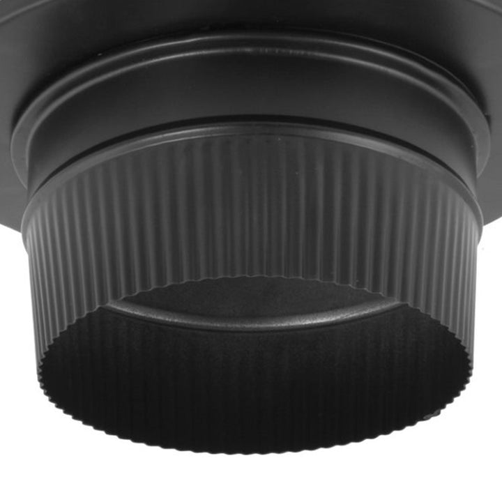 DuraVent DuraBlack Snap Lock Chimney Connection Adapter, 6" Diameter (Used) - VMInnovations