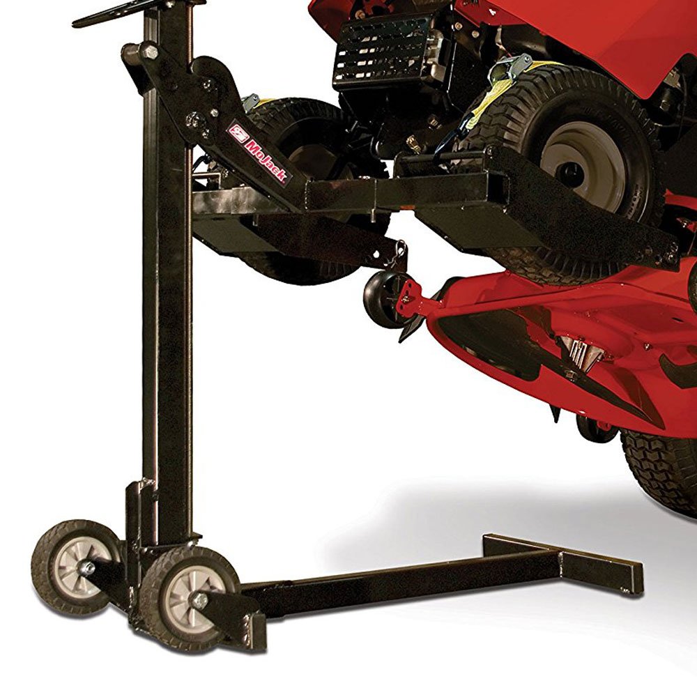 MoJack Compact Folding 300 lb max Lawn Mower Lift Jack (Certified Refurbished)