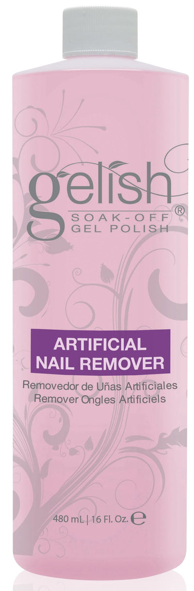 Gelish Artificial Refill Soak Off Gel Nail Polish Remover 16 Fluid Oz. (3 Pack)