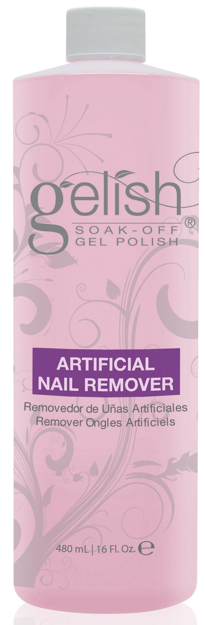 Gelish Artificial Refill Soak Off Gel Nail Polish Remover 16 Fluid Oz. (4 Pack) - VMInnovations