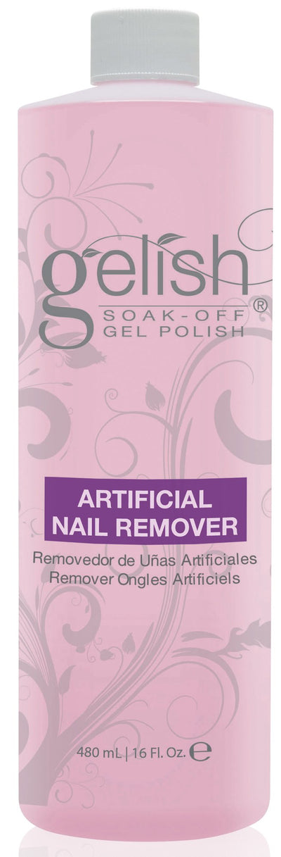 Gelish Artificial Refill Soak Off Gel Nail Polish Remover 16 Fluid Oz. (4 Pack)