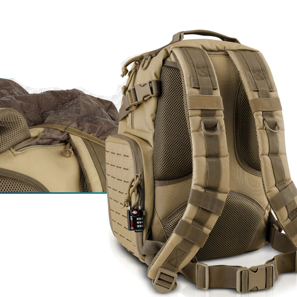 Savior Equipment Mobile Arsenal Compact Bag Protective Backpack, Tan (Open Box)