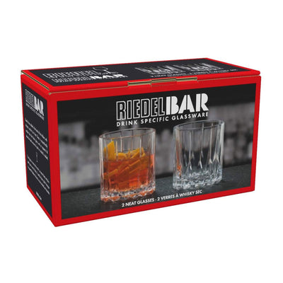 Riedel Drink Specific 6 Ounce Neat Cocktail Glass Set, Clear (2 Pack) (Open Box)