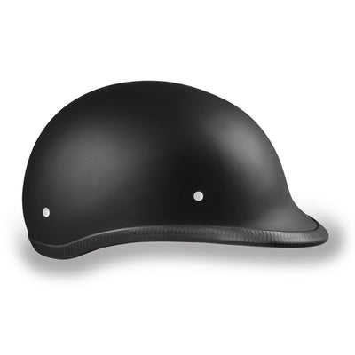 Daytona Helmets DOT Approved Motorcycle Half Helmet Hawk, XL, Dull Black (Used) - VMInnovations