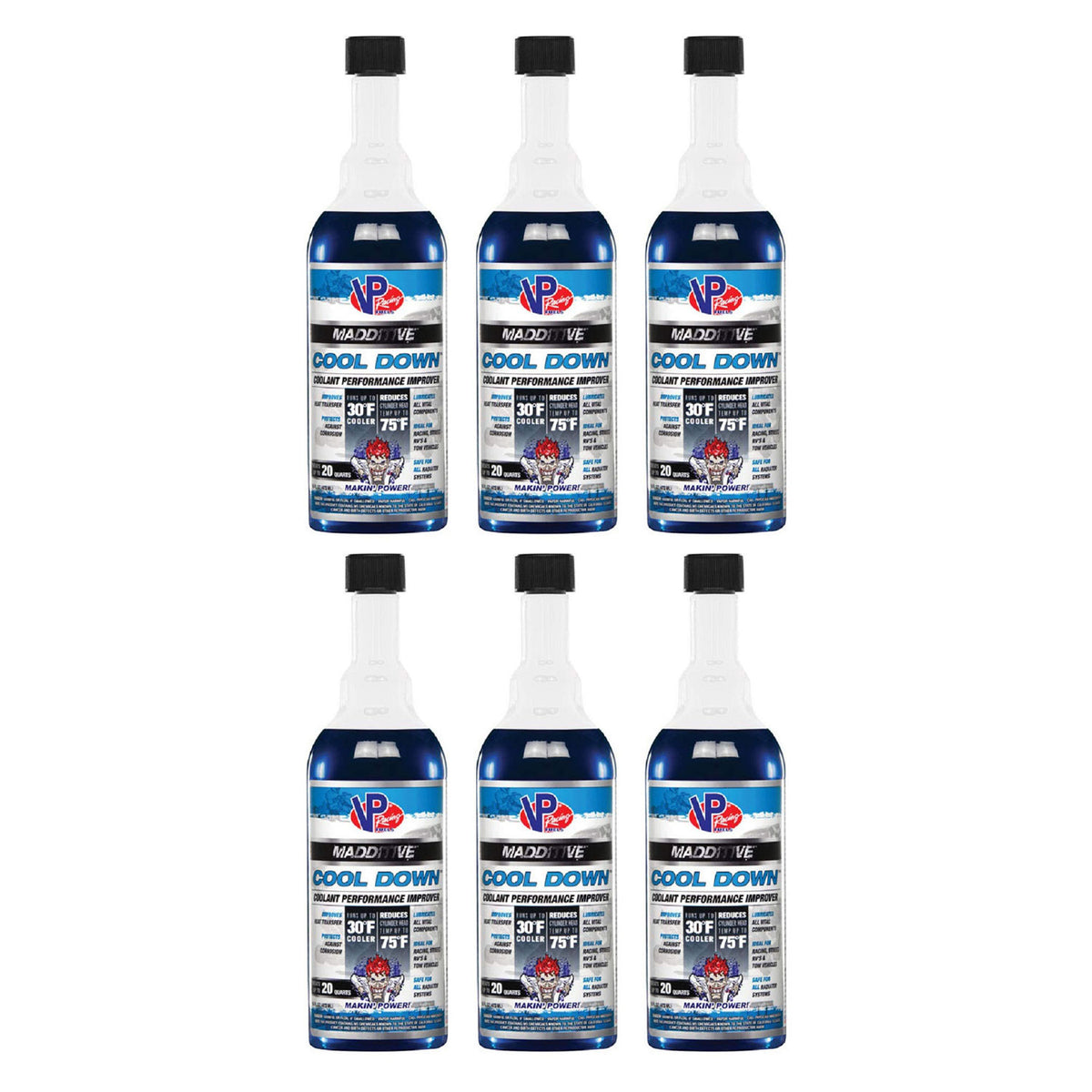 VP Racing Fuels Radiator Systems Temperature Cool Down, 16 Ounces (6 Pack)