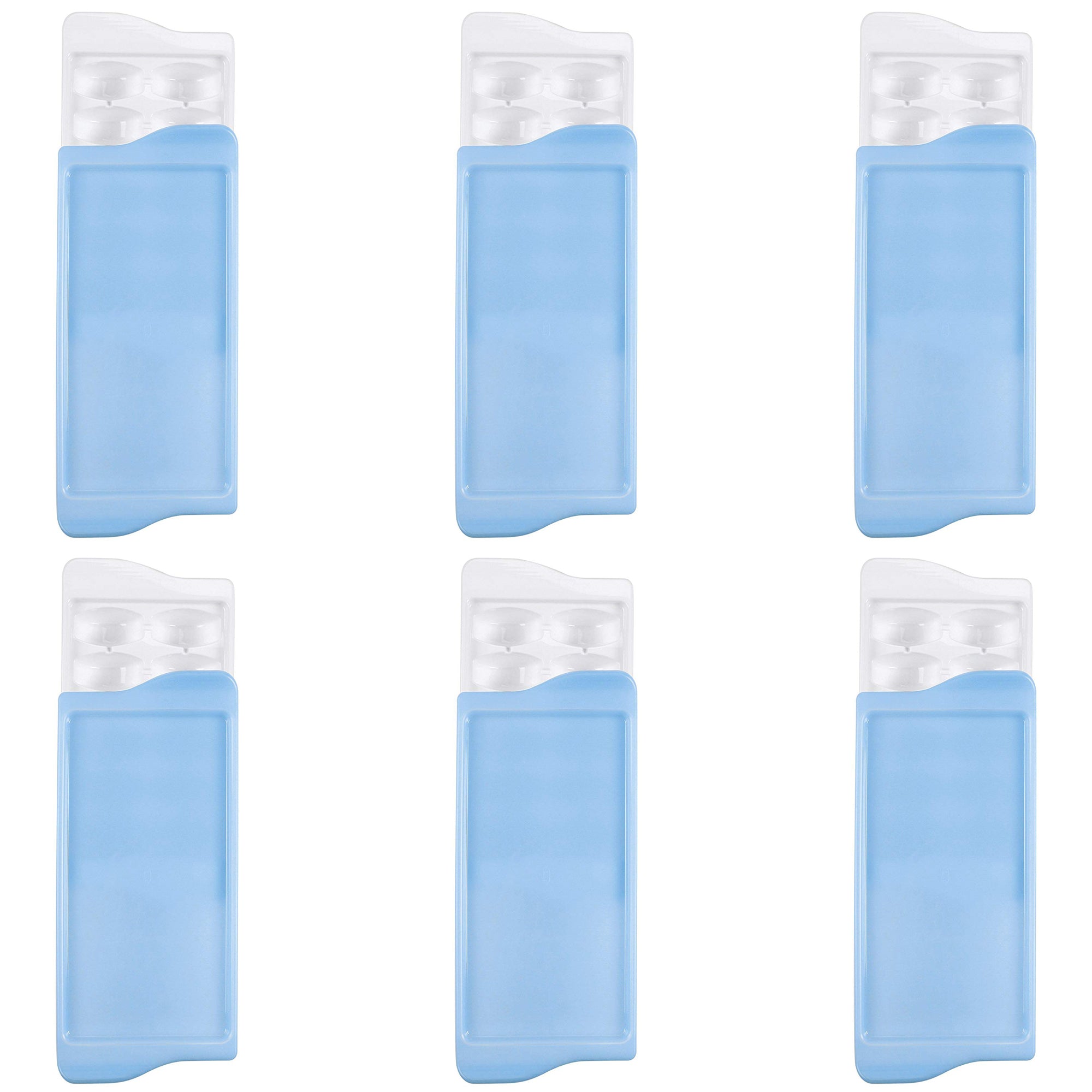 OXO 34881 Good Grips Plastic Lightweight Kitchen Covered Ice Cube Tray (6 Pack)