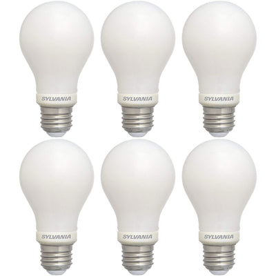 Sylvania Energy Efficient 40 W Equivalent LED Light Bulb, Soft White (6 Pack)