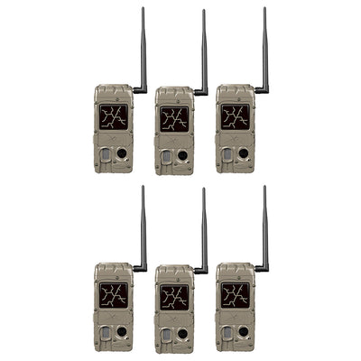Cuddeback Power House Black Flash 20 MP Wireless Network Trail Camera (6 Pack)