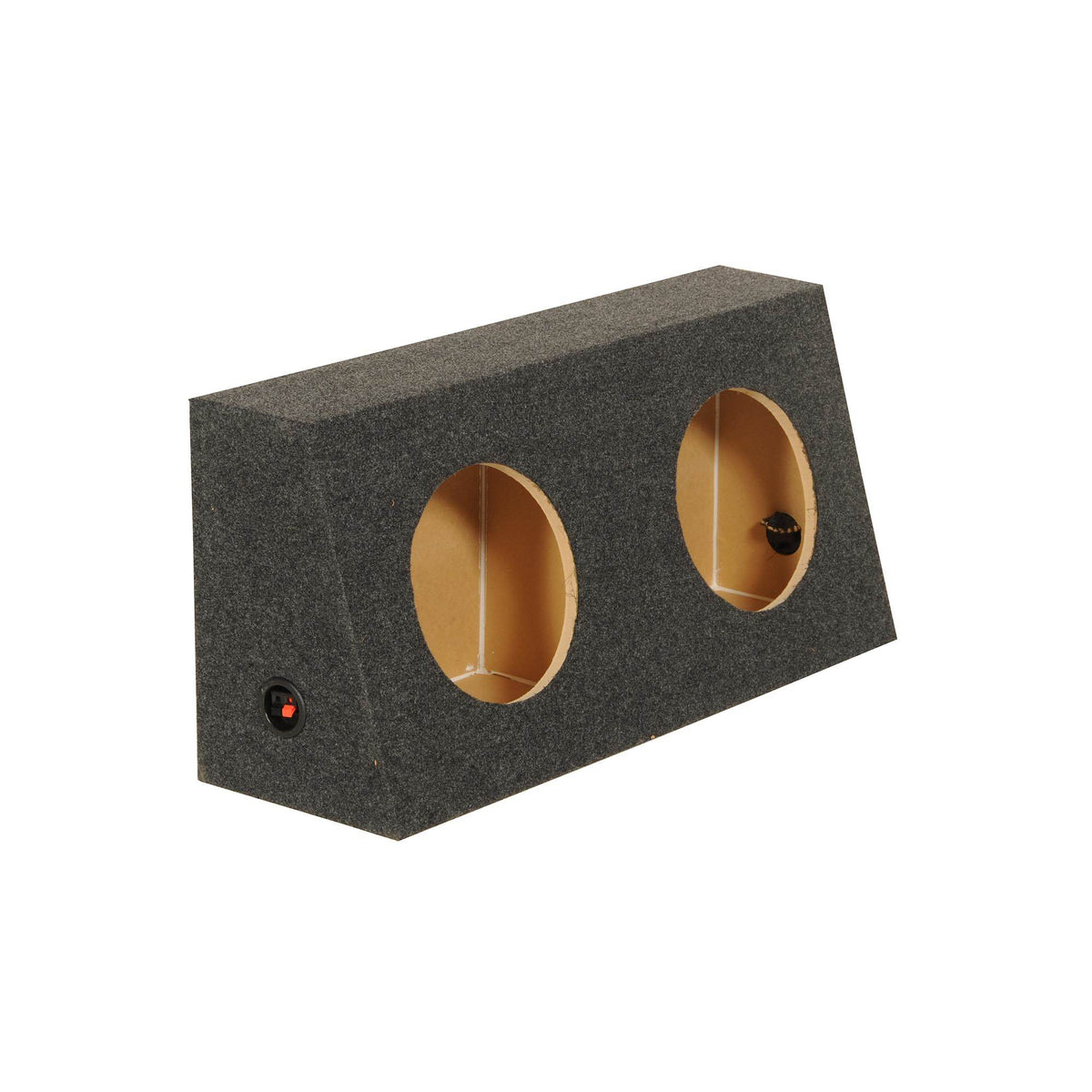 Q Power Dual 12-Inch Sealed Carpeted Subwoofer Box For Jeep Wrangler (Open Box)