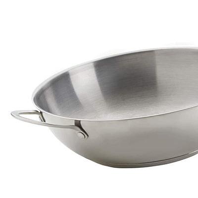 Napoleon 12" Stainless Steel Grill & Stove Stir Fry Wok Pan, Silver (Open Box)