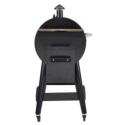Z GRILLS 8 in 1 BBQ Pellet Grill Smoker with Weather Cover, Bronze (Open Box)
