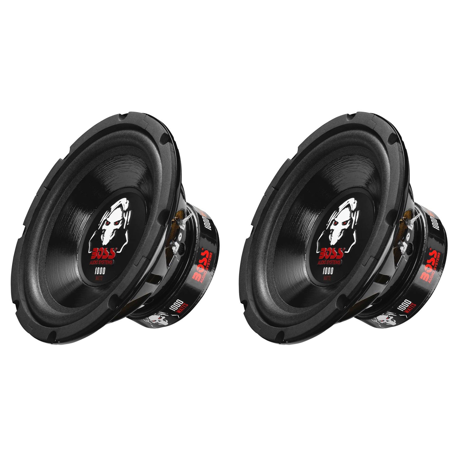 Boss Audio 8-Inch Dual Voice Coil 4-Ohm 1000-Watt Car Subwoofer (2 Pack) P80DVC - VMInnovations