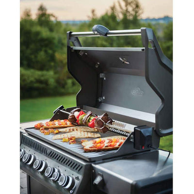 Napoleon 70049 Adjustable Universal Outdoor LED Clamp On BBQ Grill Light, Gray