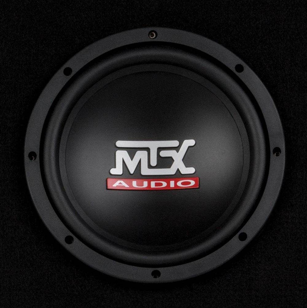 MTX 8-Inch 120W Subwoofer Enclosure And Soundstorm Wiring Kit | RTP8A + AKS8