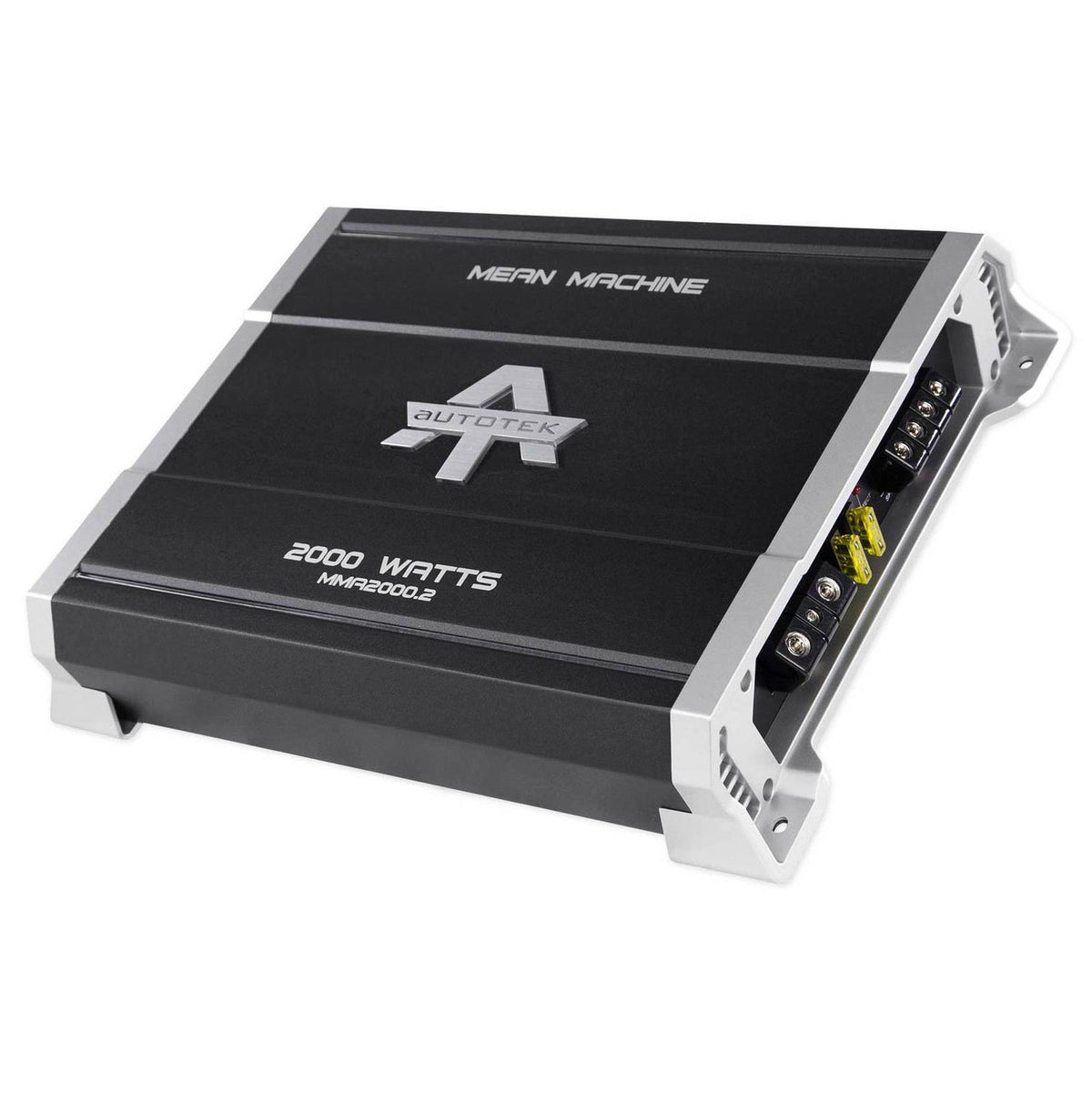 Autotek Mean Machine 2000W 2-Channel Class A/B Amplifier + 4-Gauge Wiring Kit