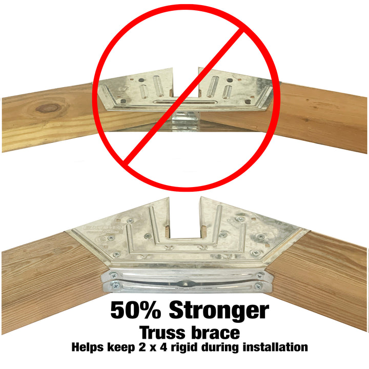 EZ Shed 3 Size Easy Framer 7 x 8ft Shed Framing Kit, Peak Style (Open Box) - VMInnovations