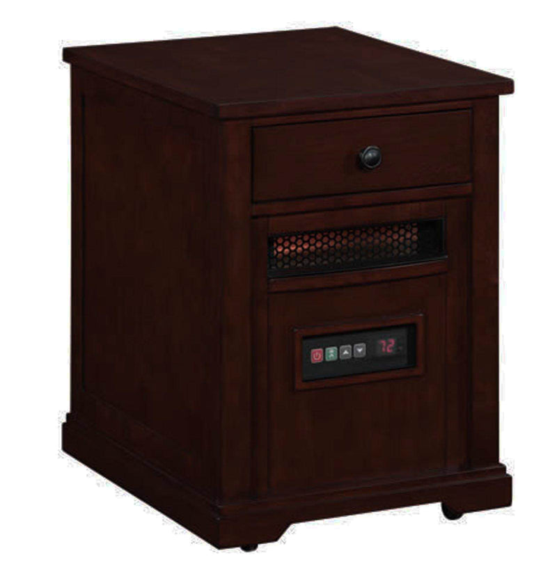 Duraflame 1000 Sq Ft Infrared Quartz Electric Heater End Table w/Drawer Espresso