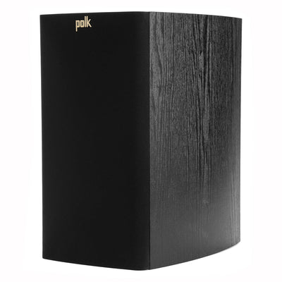 Polk 125W 2-Way Home Bookshelf Speakers 6.5-Inch Driver, Pair Black (Open Box)