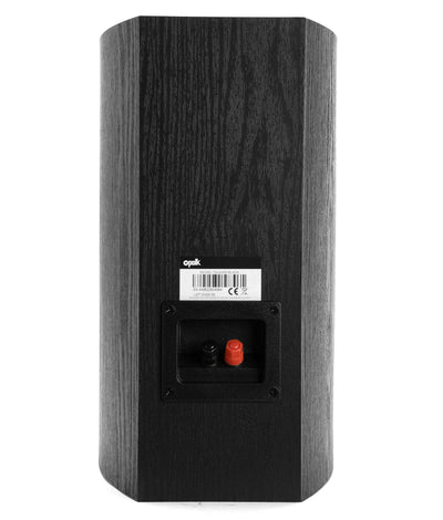 Polk 125W 2-Way Home Bookshelf Speakers 6.5-Inch Driver, Pair Black (Open Box)