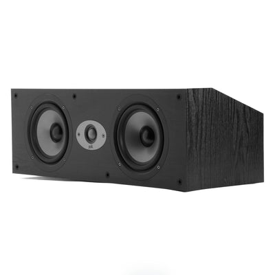 Polk 150W 3-Way High-Performance Center Channel Home Speaker, Black (Open Box)