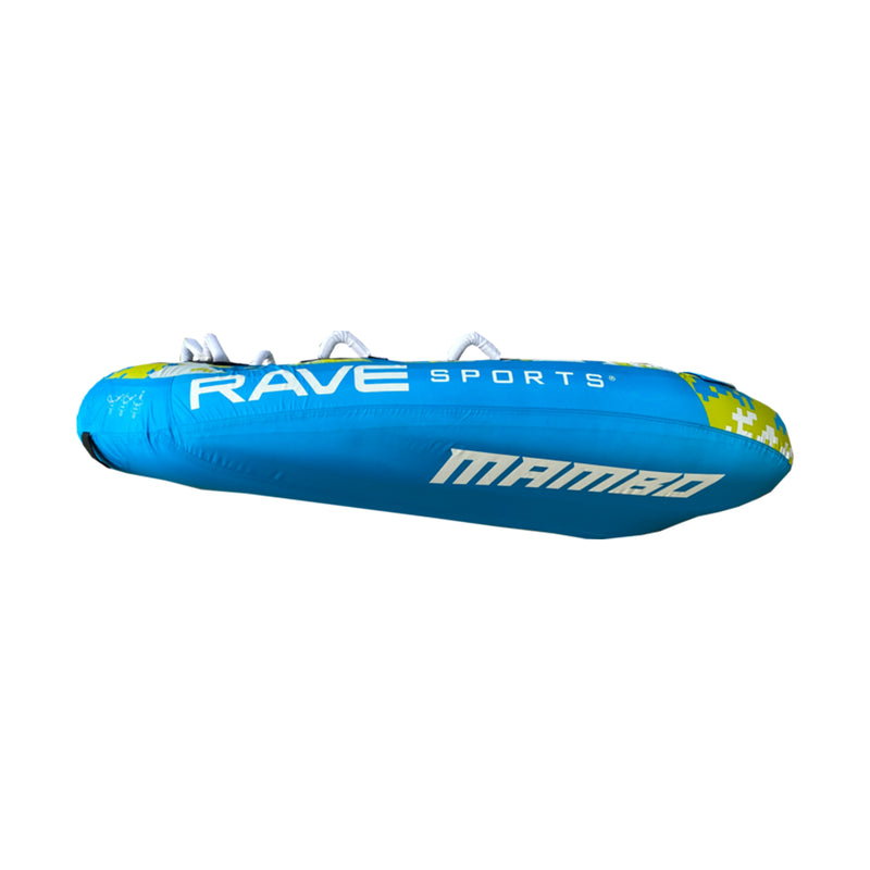 RAVE Sports 02463-RV Mambo 3 Rider Nylon Inflatable Towable Tube Float, Blue