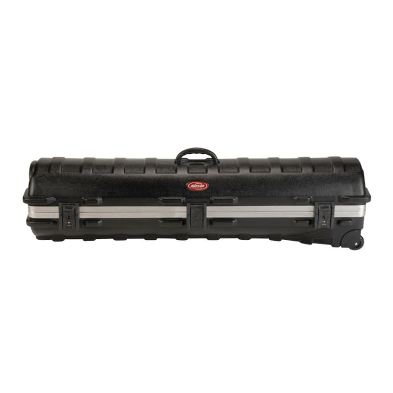 SKB Cases ATA Standard Hard Plastic Wheeled Golf Bag Travel Case, Black (2 Pack)
