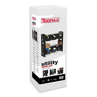 Toomax Utility Tools Tub Storage Unit with 6 Tubs and 2 Shelves (Open Box)
