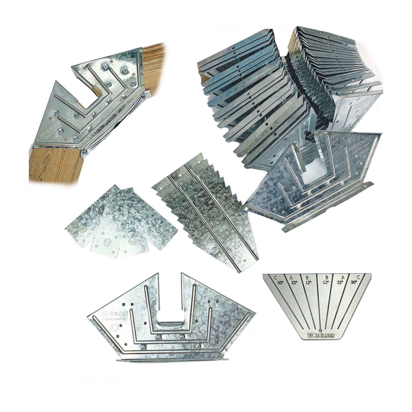 EZ Shed 3 Size Easy Assembly Framer 7 x 8-Foot Shed Framing Kit (For Parts) - VMInnovations