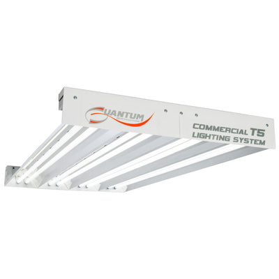 Quantum T5 4 ft Lamp 8 Bulb 277V Lighting System Fluorescent Fixture (Used) - VMInnovations