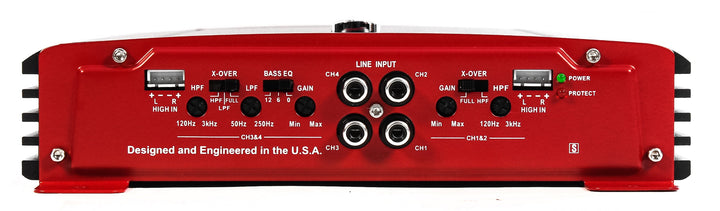 Crunch 4 Channel 1000 Watt Amp A/B Class Car Stereo Amplifier PX-1000.4 (4 Pack) - VMInnovations