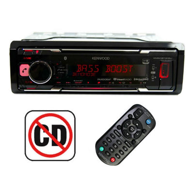 Kenwood 200W LCD Digital Media Car Receiver with Built-in Bluetooth (Open Box)