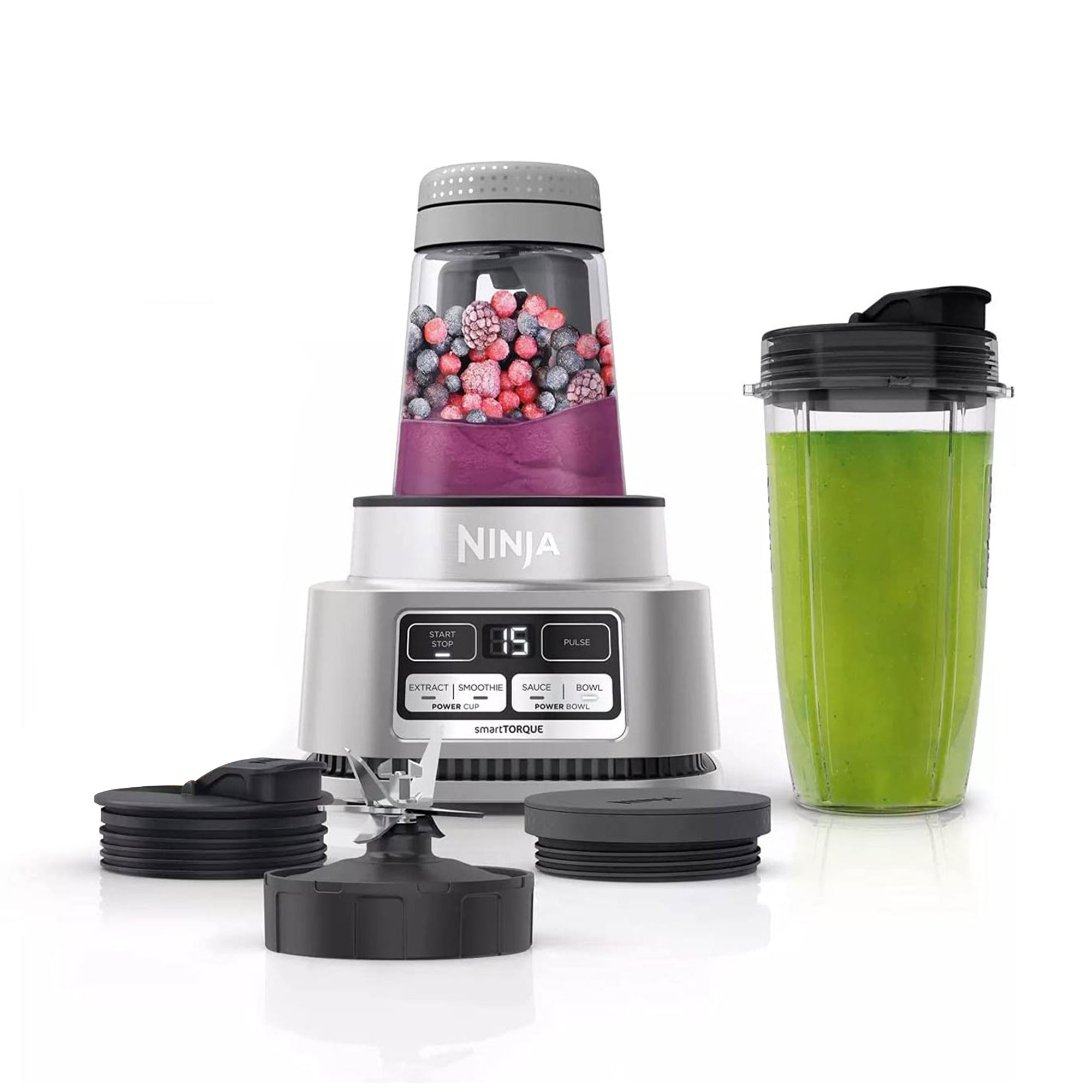 Ninja Foodi SS100 Smothie Bowl Maker w/ Ninja 101 Recipe Blended Drink Handbook
