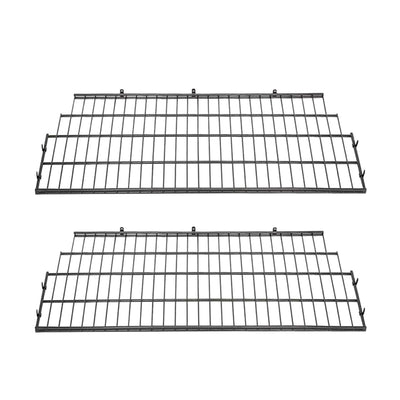Suncast BMSA7S Vertical Storage Shed Organization Metal Wire Shelf Rack (2 Pack)