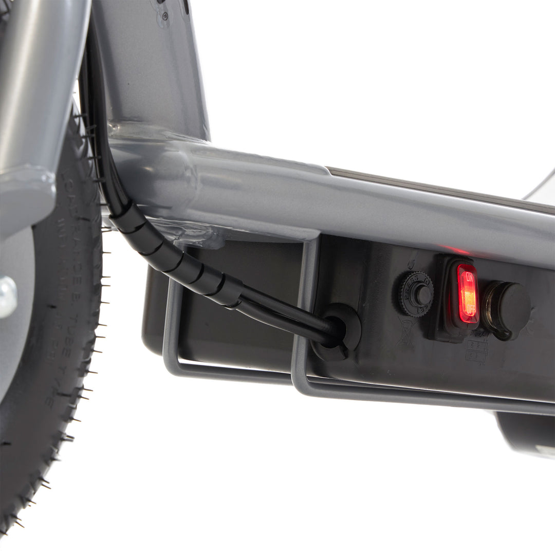 Razor E325 Electric 24 Volt Motorized Ride On Kids Scooter, Silver (For Parts) - VMInnovations