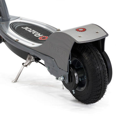Razor E325 24V High-Torque Motor Electric Powered Scooter Ride, Silver (2 Pack)