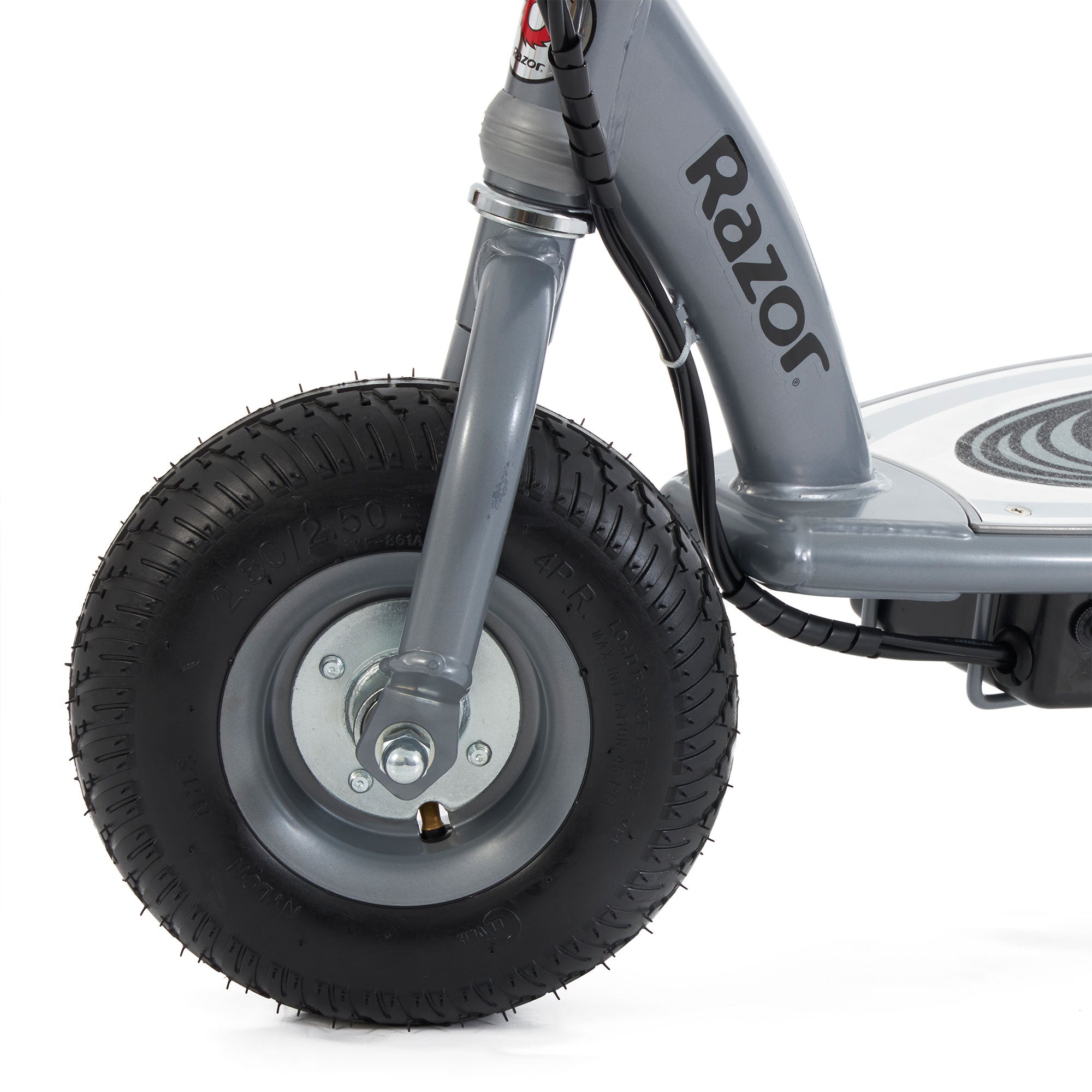 Razor E325 24V High-Torque Motor Electric Powered Scooter Ride, Silver (2 Pack) - VMInnovations