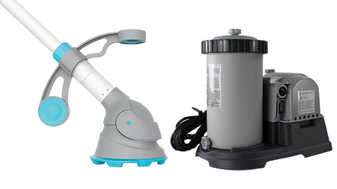 Intex Krystal Clear 2500 GPH Filter Pump | 28633EG & Kokido Automatic Vacuum - VMInnovations