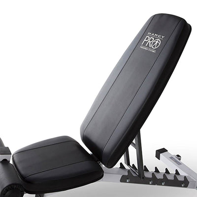 Marcy Pro Deluxe Folding Total Body Home Gym Cage Power Rack System with Bench
