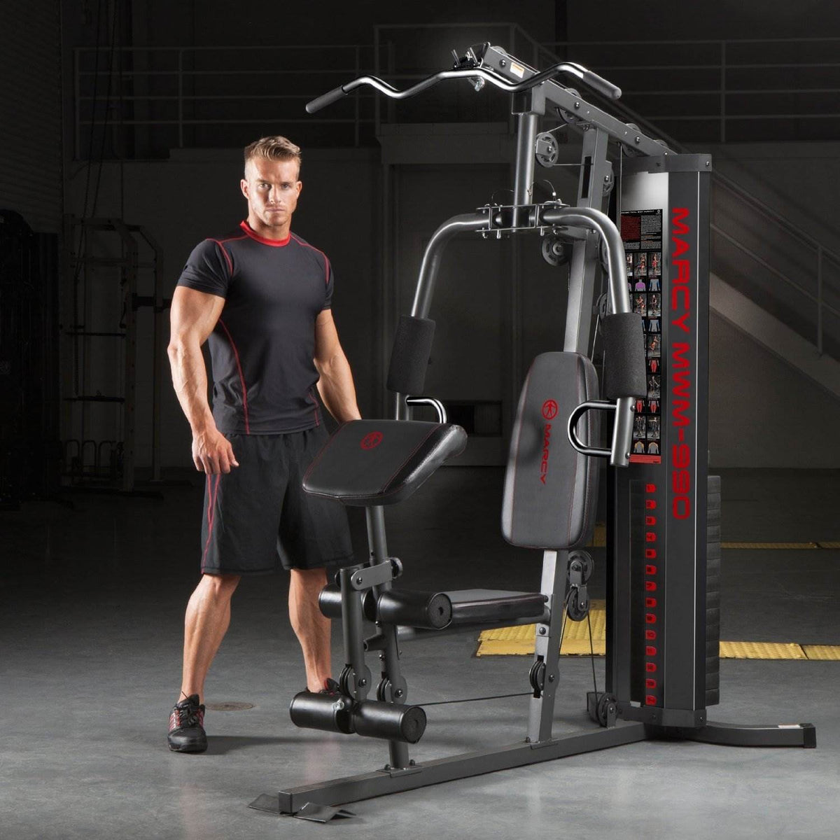 Marcy Dual-Functioning Upper & Lower Body 150-Pound Stack Home Gym (Damaged)