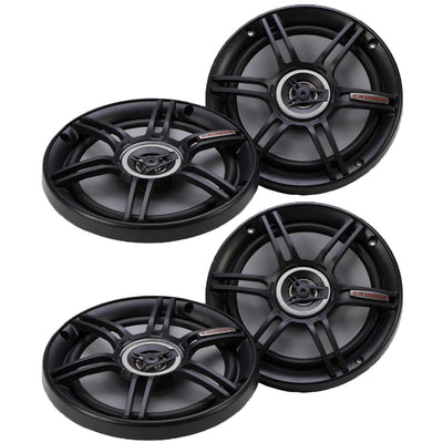 Crunch 300 Watts 6.5-Inch Coax Shallow 4 Ohms CS Speakers (2 Pack) | CS-65CXS - VMInnovations