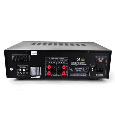 Pyle PT265BT 200 Watt Bluetooth Receiver/Amplifier + 200 Watt Mini Box Speakers