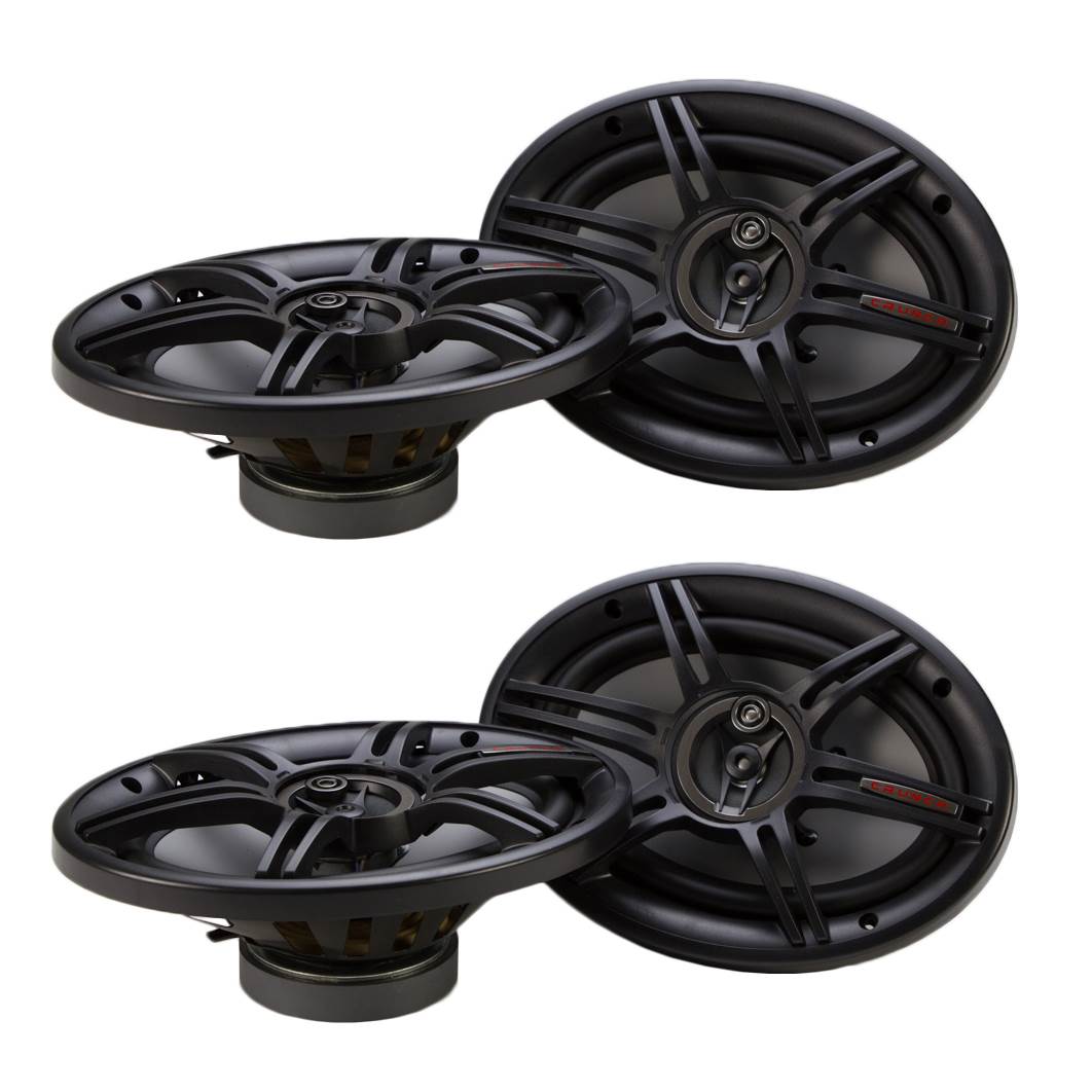 Crunch 800 Watts 6 x 9 Inches 3-Way 4-Ohm Coaxial CS Speakers (2 Pack) | CS-693