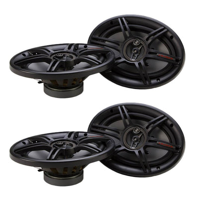 Crunch 800 Watts 6 x 9 Inches 3-Way 4-Ohm Coaxial CS Speakers (2 Pack) | CS-693