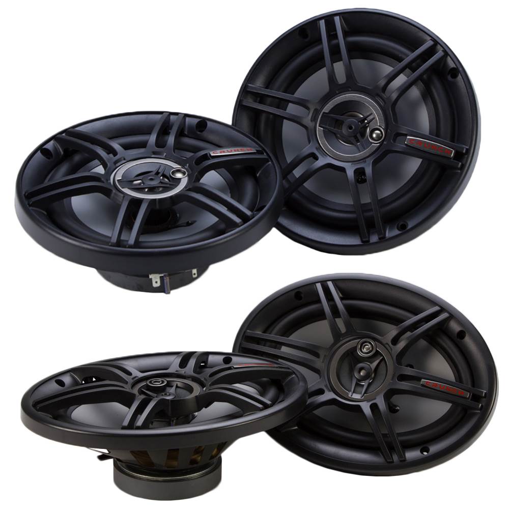 Crunch 300 Watts 6.5-Inch CS Speakers + 400 Watts 6x9 Inches Coaxial CS Speakers - VMInnovations