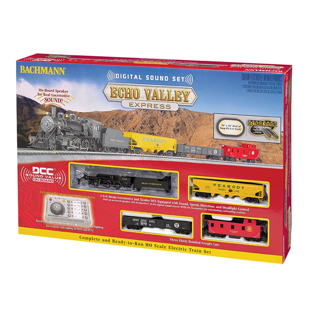 Bachmann Trains Echo Valley Express Scale Electric Train Set + Sound (Open Box)