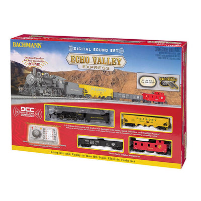 Bachmann Trains Echo Valley Express Scale Electric Train Set + Sound (Open Box)