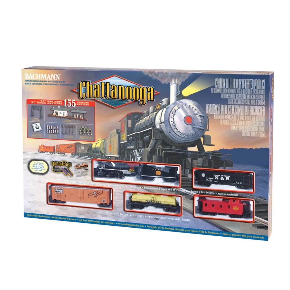 Bachmann Trains Chattanooga Ready-to-Run Electric Train Set, HO Scale | Open Box