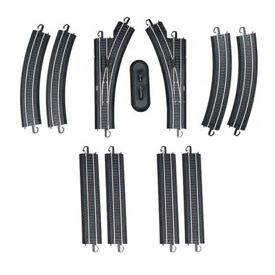 Bachmann Trains 12-Piece HO Steel Alloy E-Z Track Layout Expander Set | 44494-BT