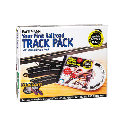 Bachmann Trains Steel HO Scale First Railroad Track Pack + DVD | 44497-BT (Used)